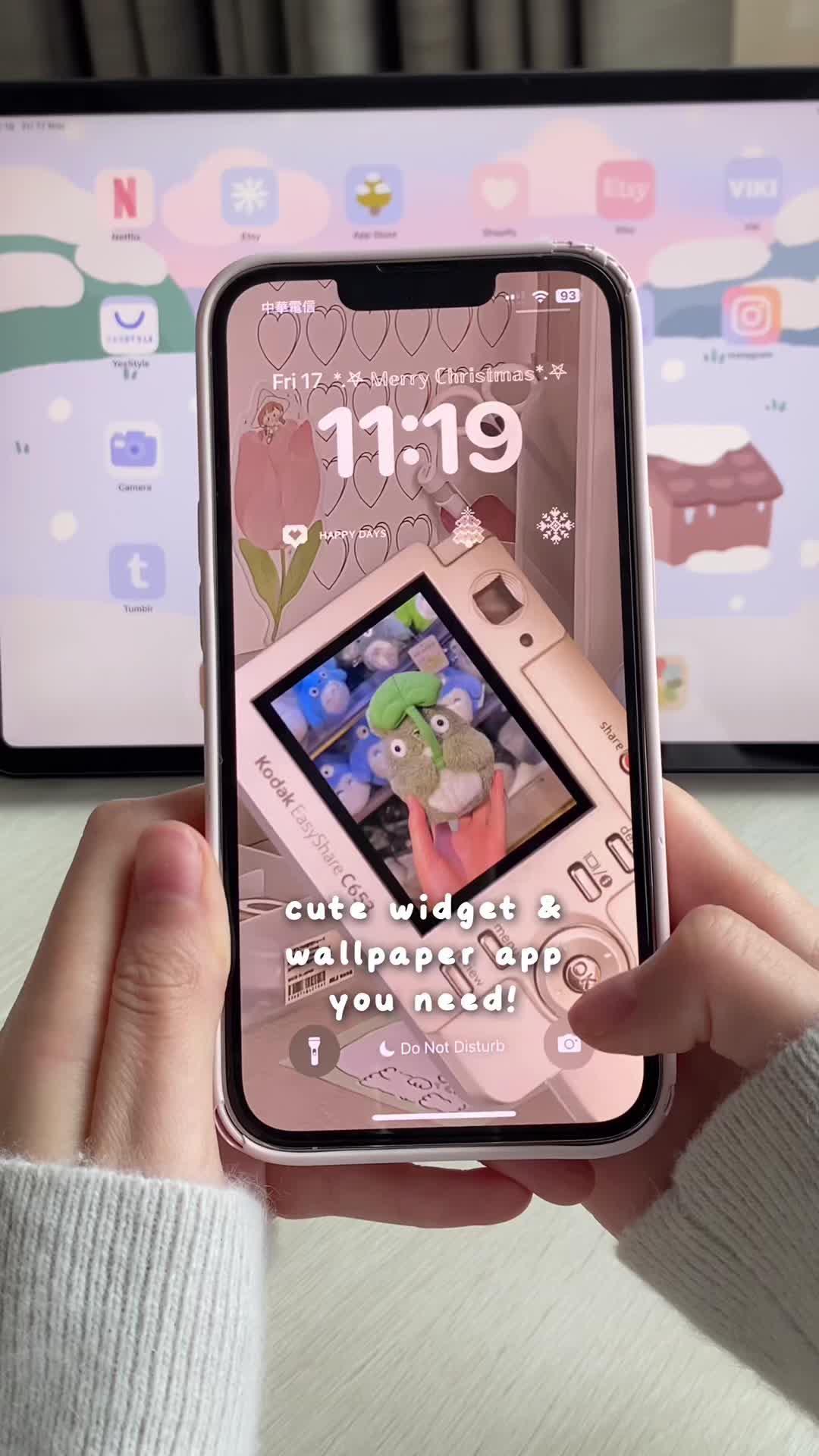 how cute is this digi cam wallpaper!! 🥹📸💫 #micoapp #widgetapp #wallpaper #iphoneapp #iphonetricks #widgets #iphonetutorial #aesthetichomescreen #ios17