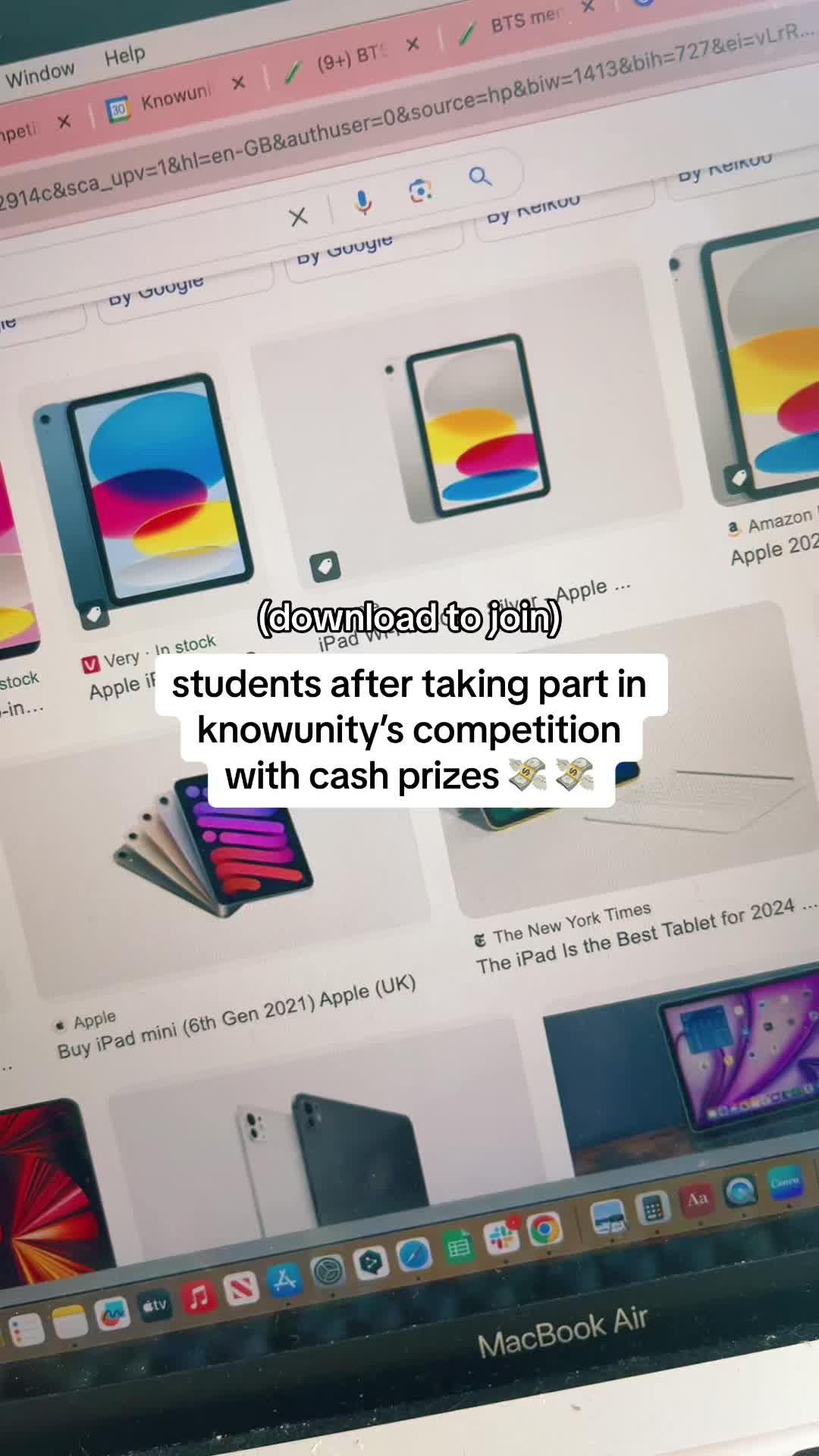 students after taking part in knowunity’s competition with cash prizes #alevels #gcse #examseason #exams #studywithme #studytok #edutok #studytok 