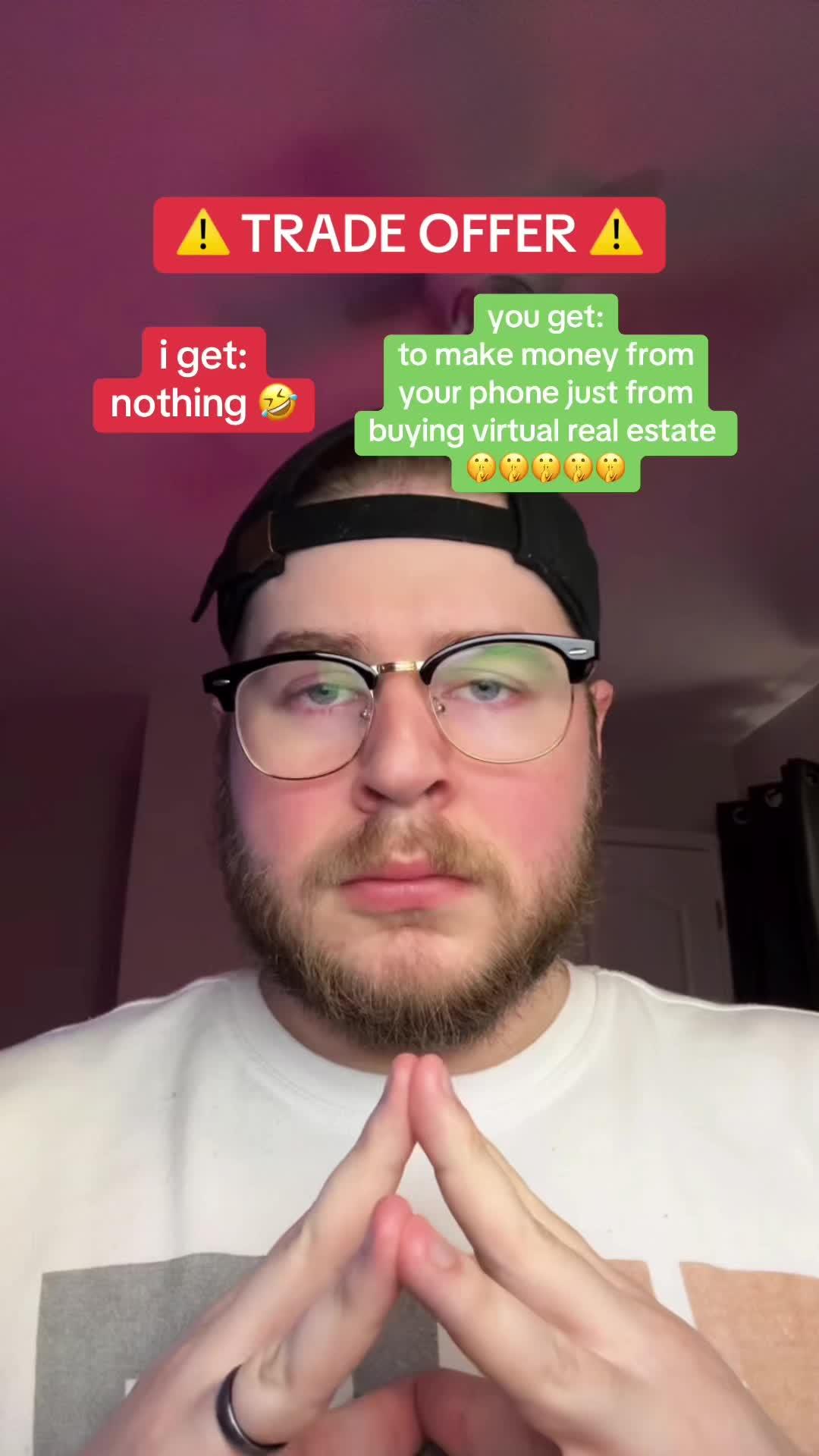 Buy virtual land that pays real cash back.