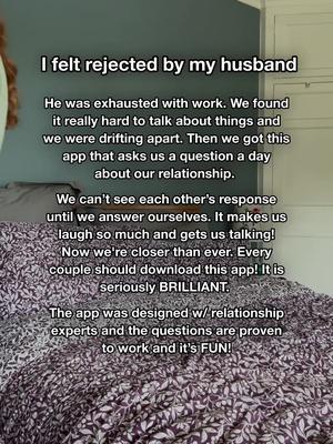 I need to thank the couples app Paired that helped me get through this.