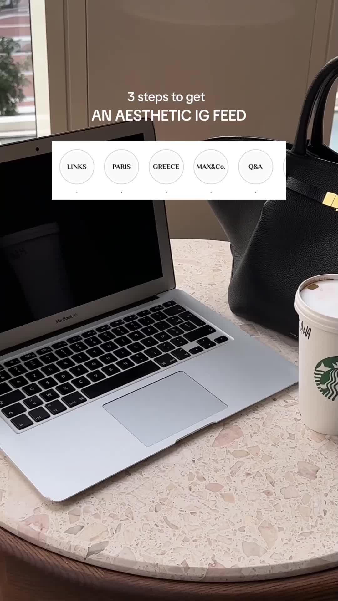 Create stunning instagram profile in 1 click!