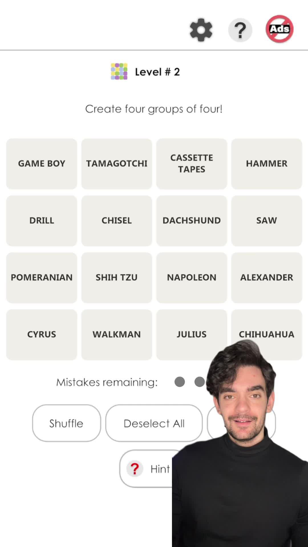 Take on the Connections challenge! See if you can even pass level 1 – not everyone can!