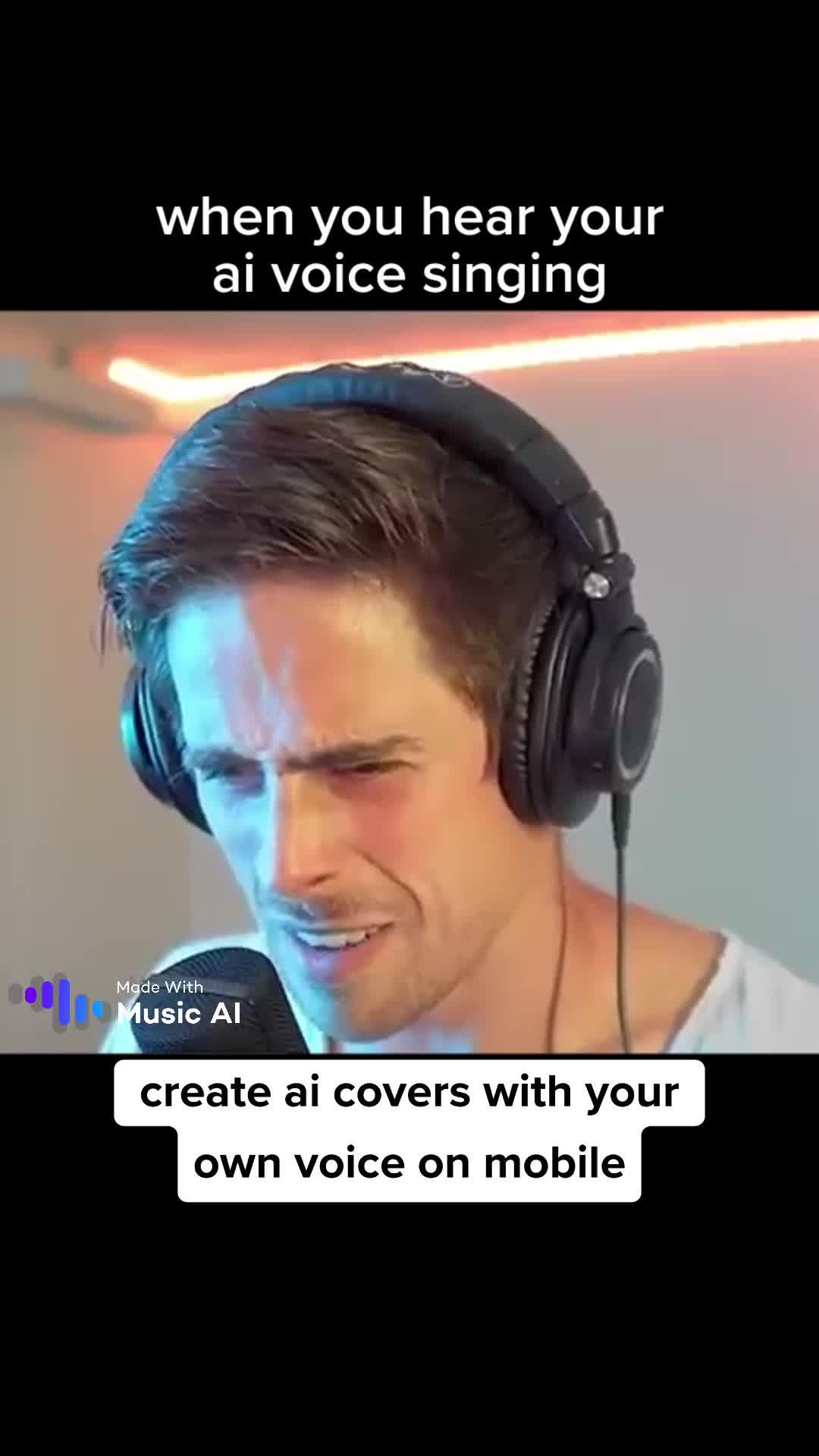 Create AI covers with your own voice on mobile