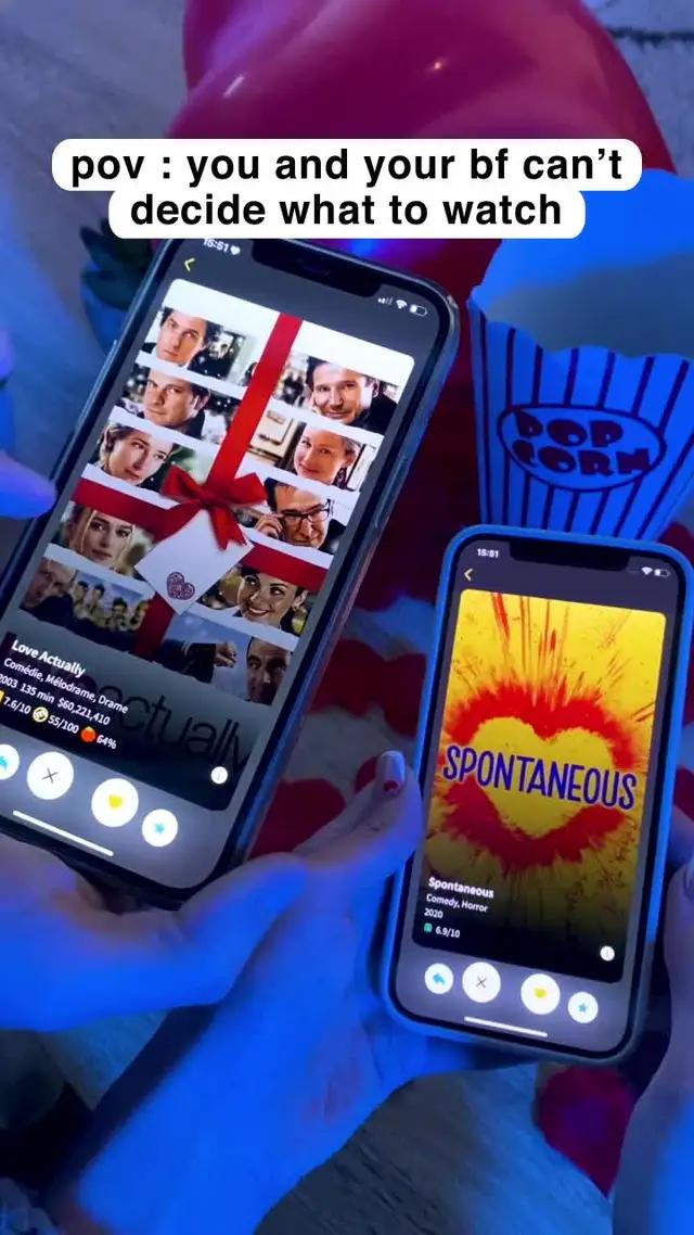 Match to watch! Swipe right to watch and left to skip!