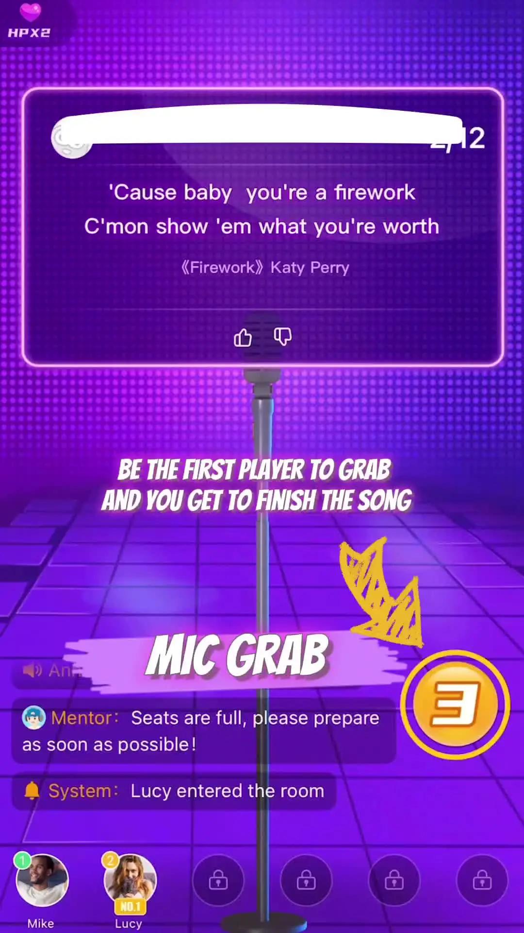 karaoke game that is suitable for playing with friends.