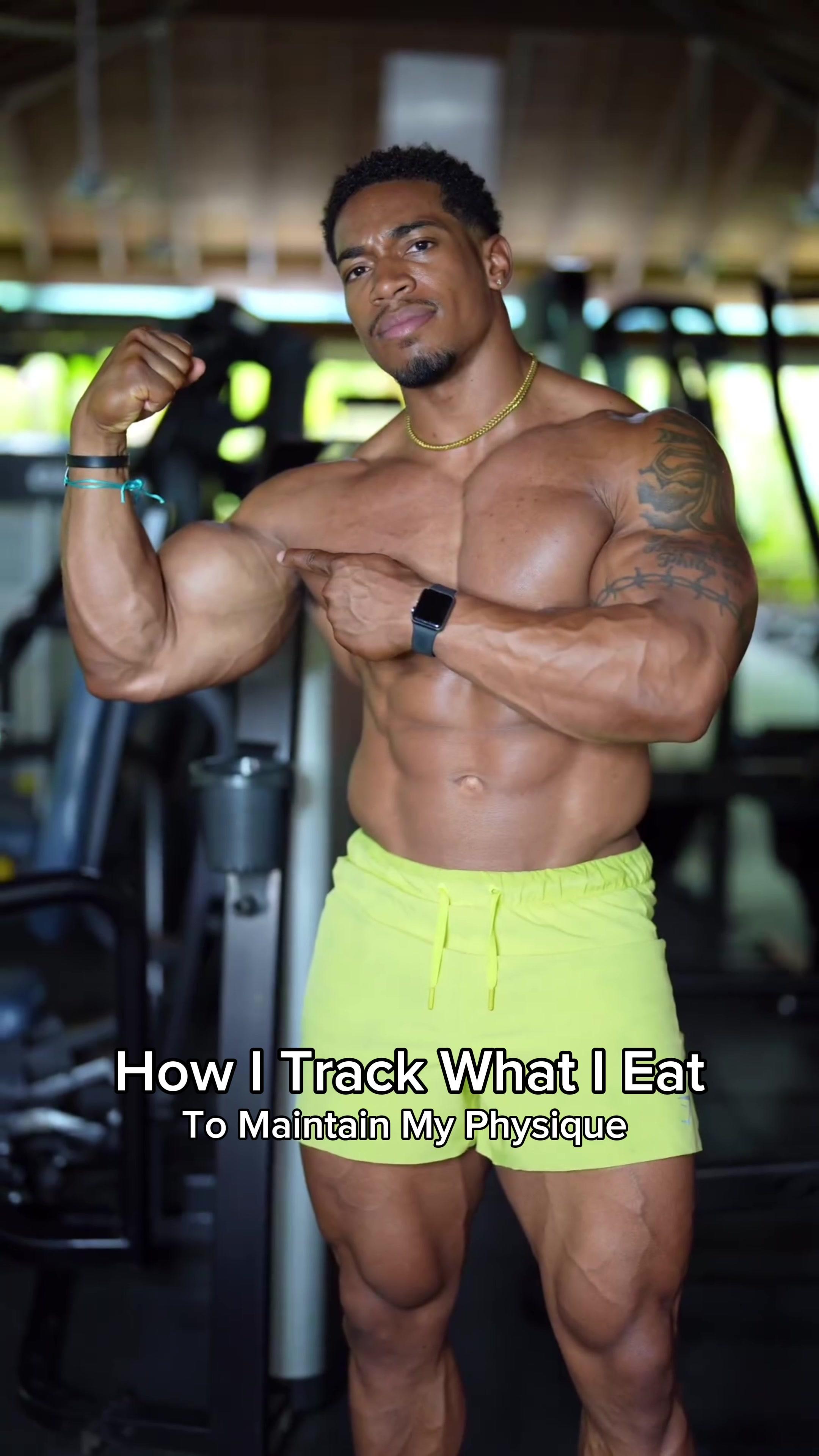 How I track what I eat to maintain my physique using the @MyFitnessPal app! #myfitnesspalpartner