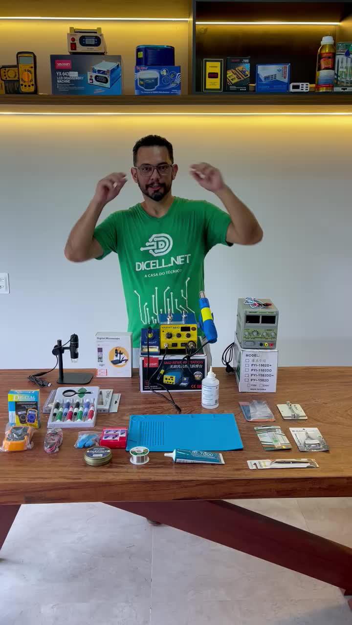 Kit Ferramenta  Bancada Assistencia Tecnica 15 Itens  D