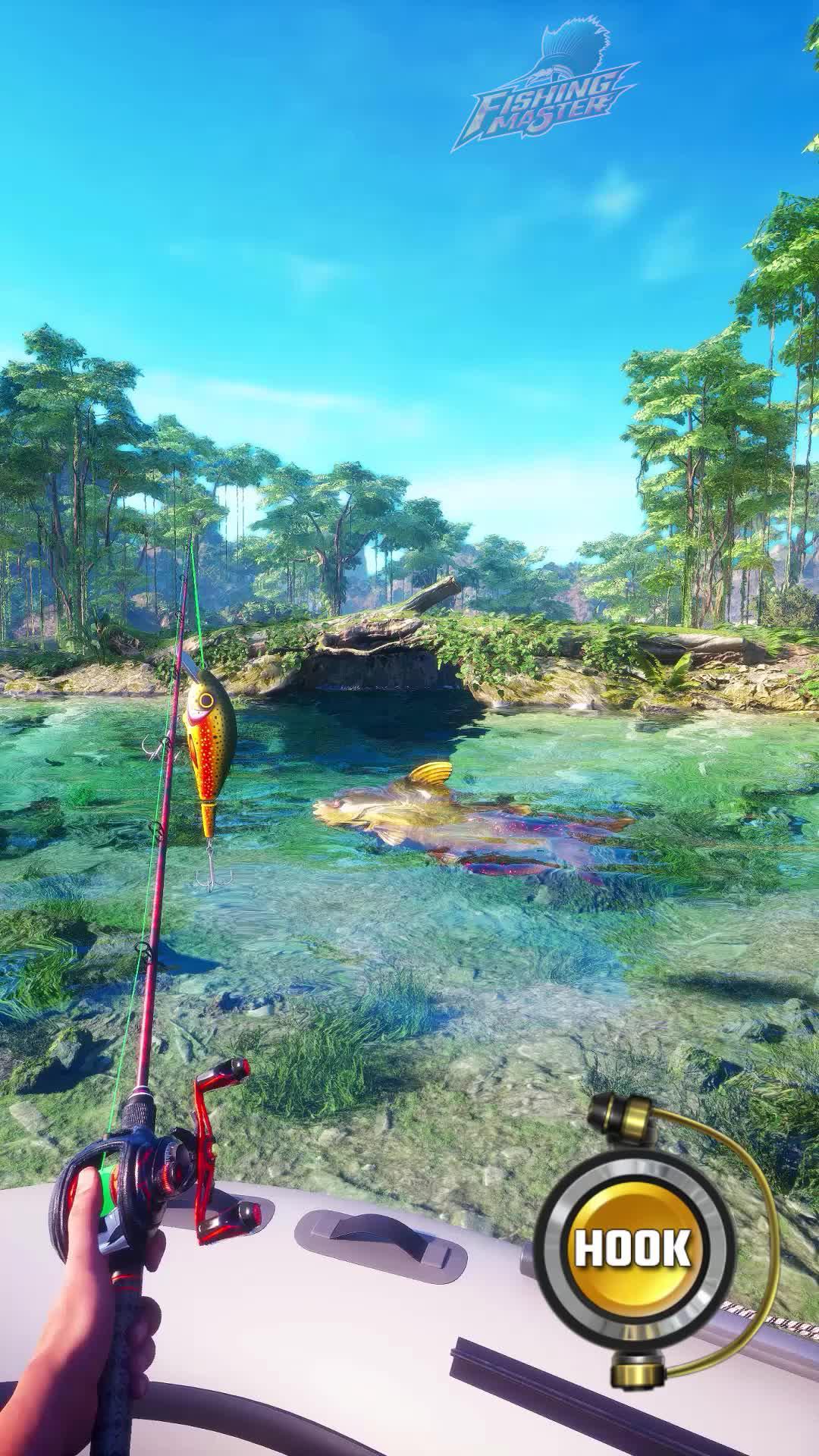 Real fish, real fun. Enjoy stunning 3D fishing environments, download Fishing Master now!
