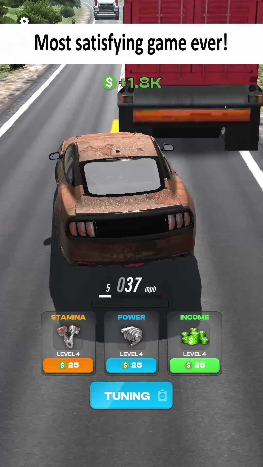 Nothing is better than overtake in the highway!