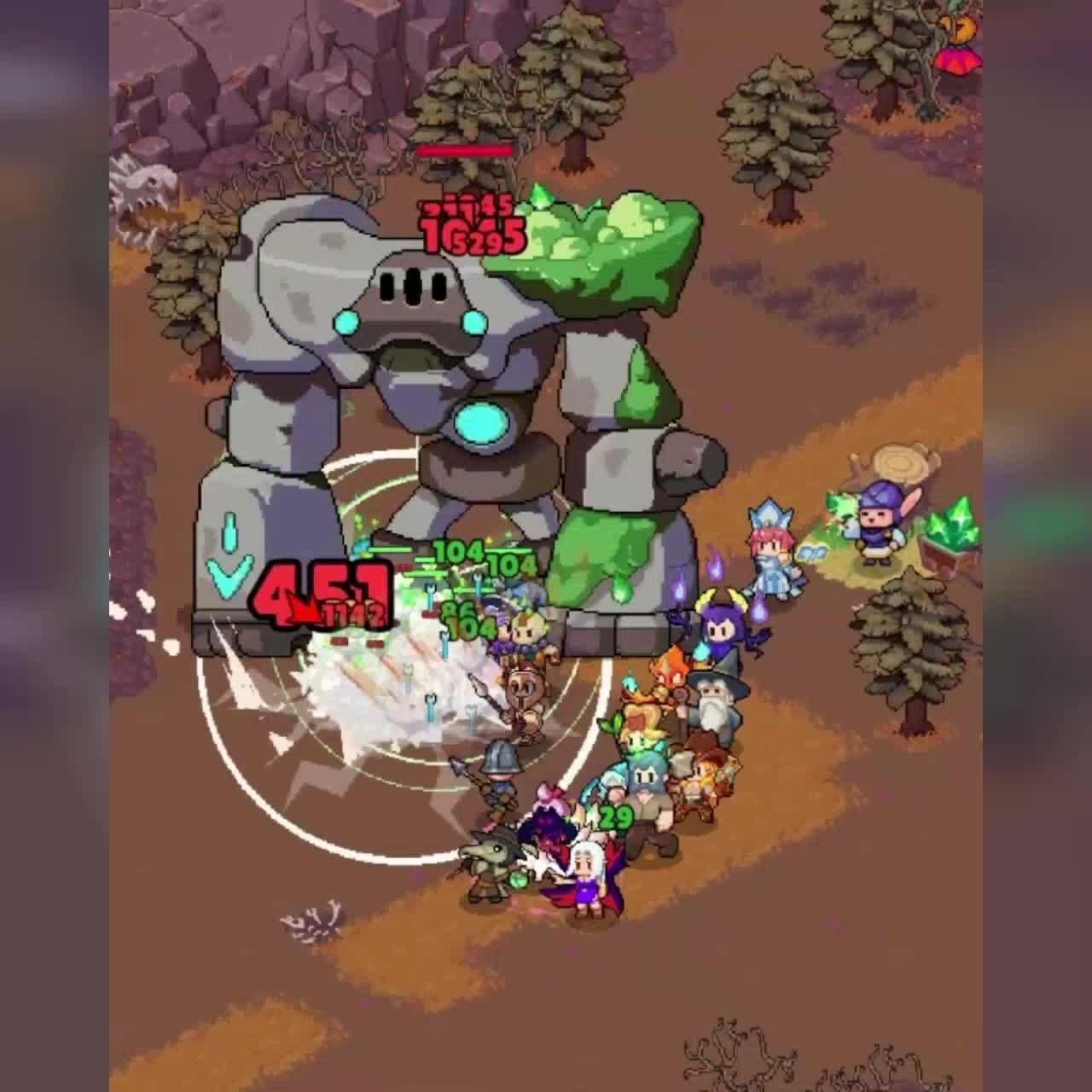 Camp on the field and enjoy an Idle RPG