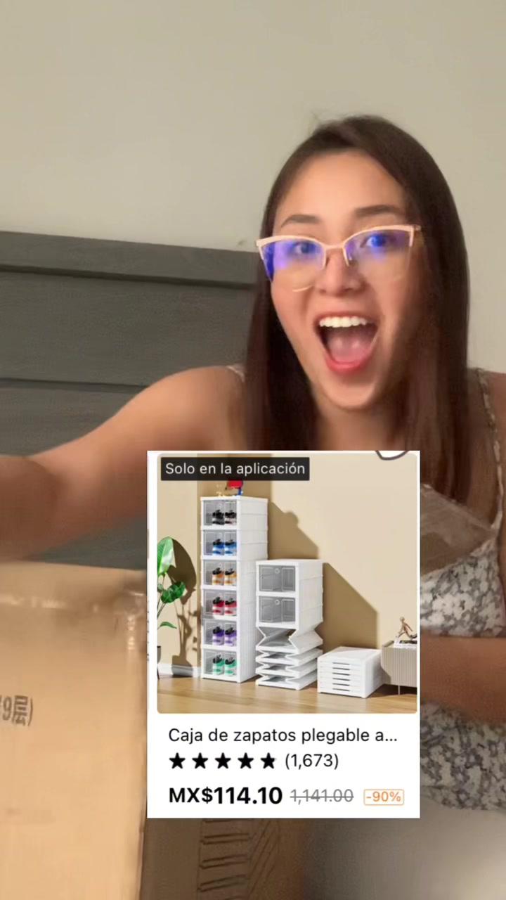 ZAPATERA VIRAL 🤩💕 🔗 Usa el enlace que está en mi bio o el código: * dkz7978* para obtener 90% de descuento en oferta #temu #temumexico  #coupontemu2024 #cupontemu #cupontemu2024 #zapatera #shoes #zapatos