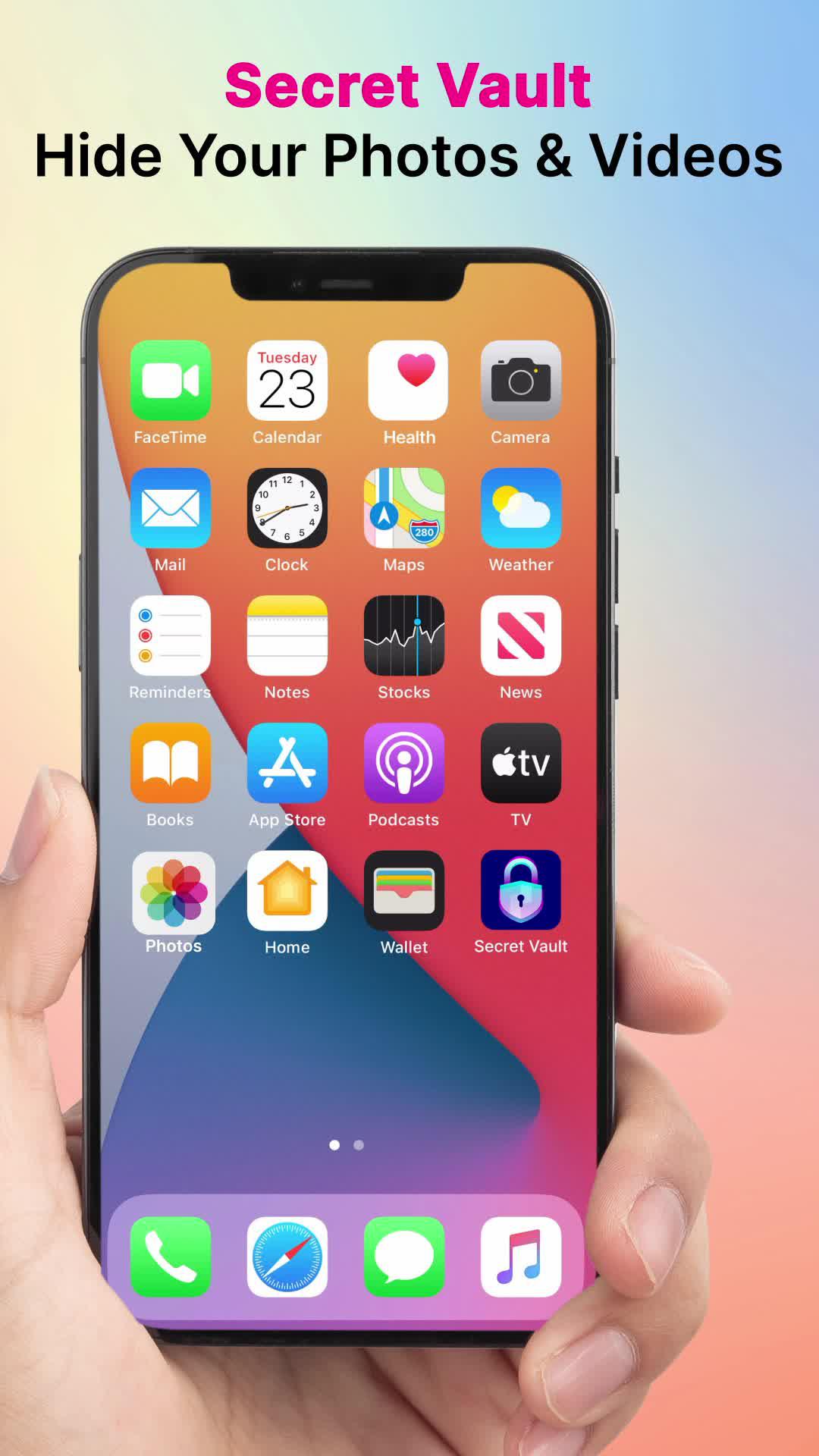 ซ่อนรูปภาพ ซ่อนวิดีโอ ซ่อนรหัสผ่าน ซ่อนไฟล์ด้วยแอป Secure vault