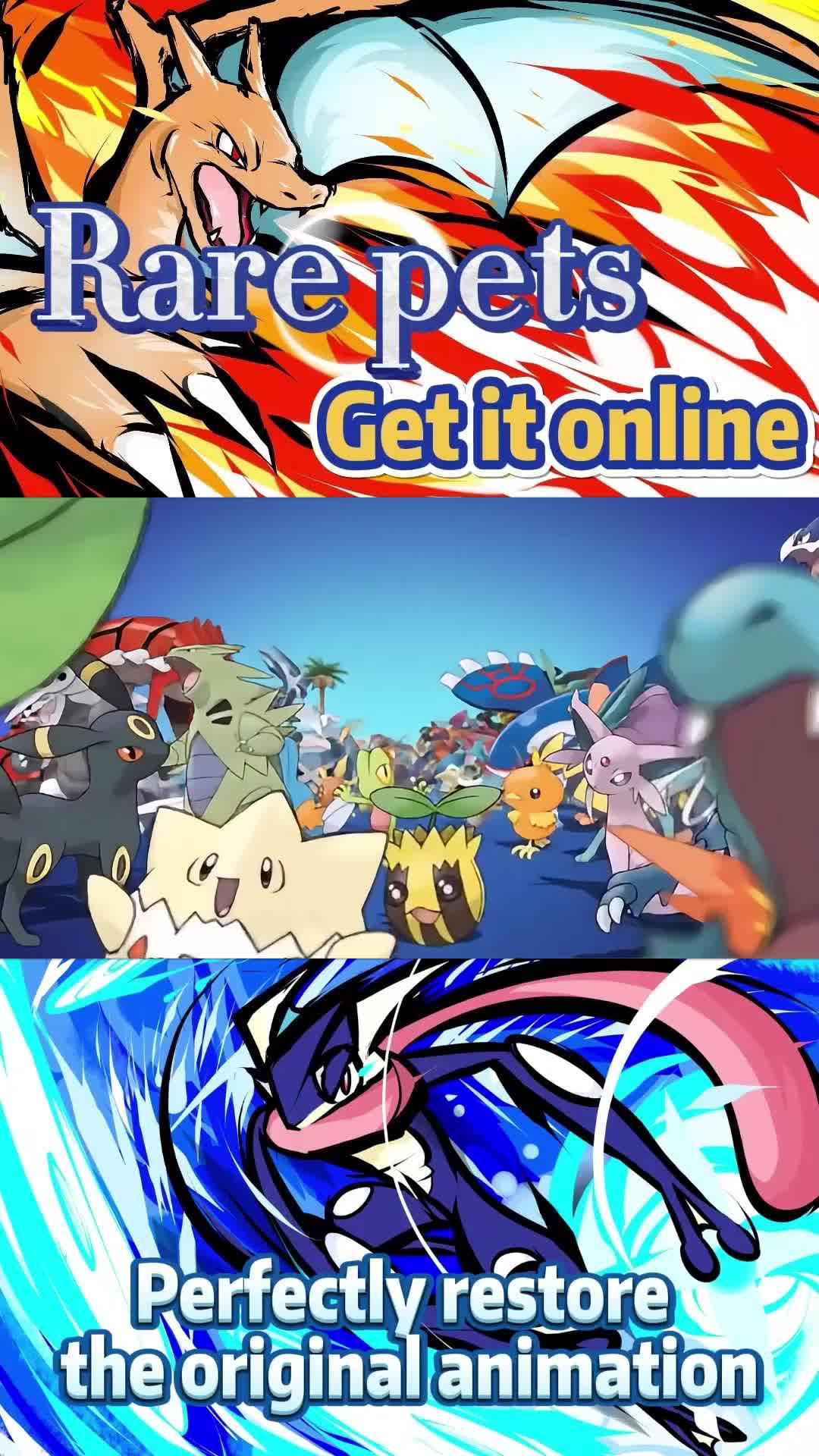 Over 500 playable Pokémon! Claim 5-star Pokémon for free!