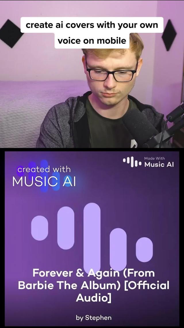 Create AI covers with your own voice on mobile