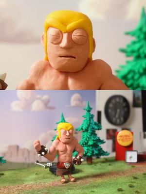 Bringing the Barbarian Moustache to Life: The Making Of!#clashofclans #animation #coc #clash #supercell