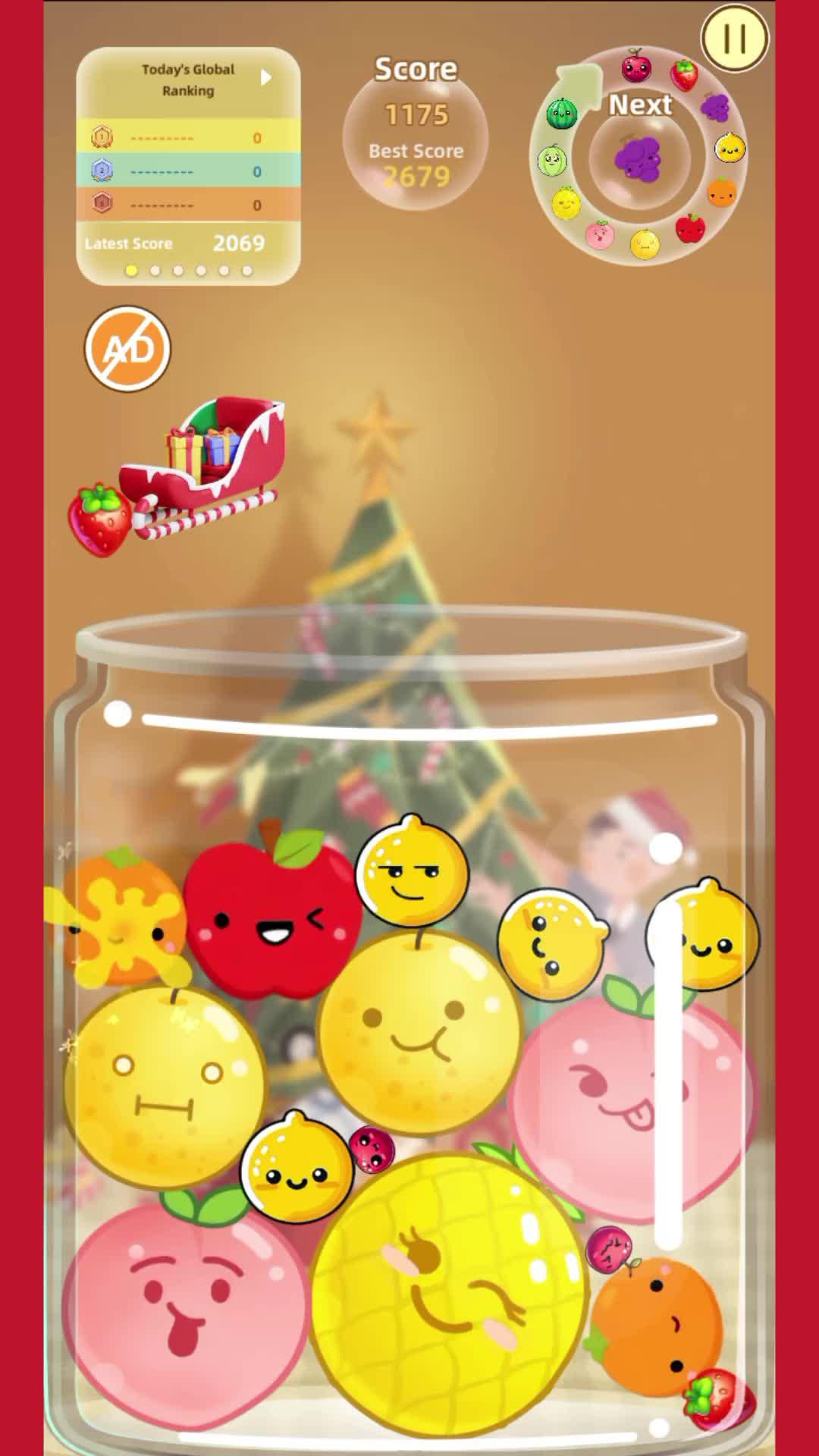 Watermelon game christmas edition はフルーツ色のクリスマスの奇跡をもたらします