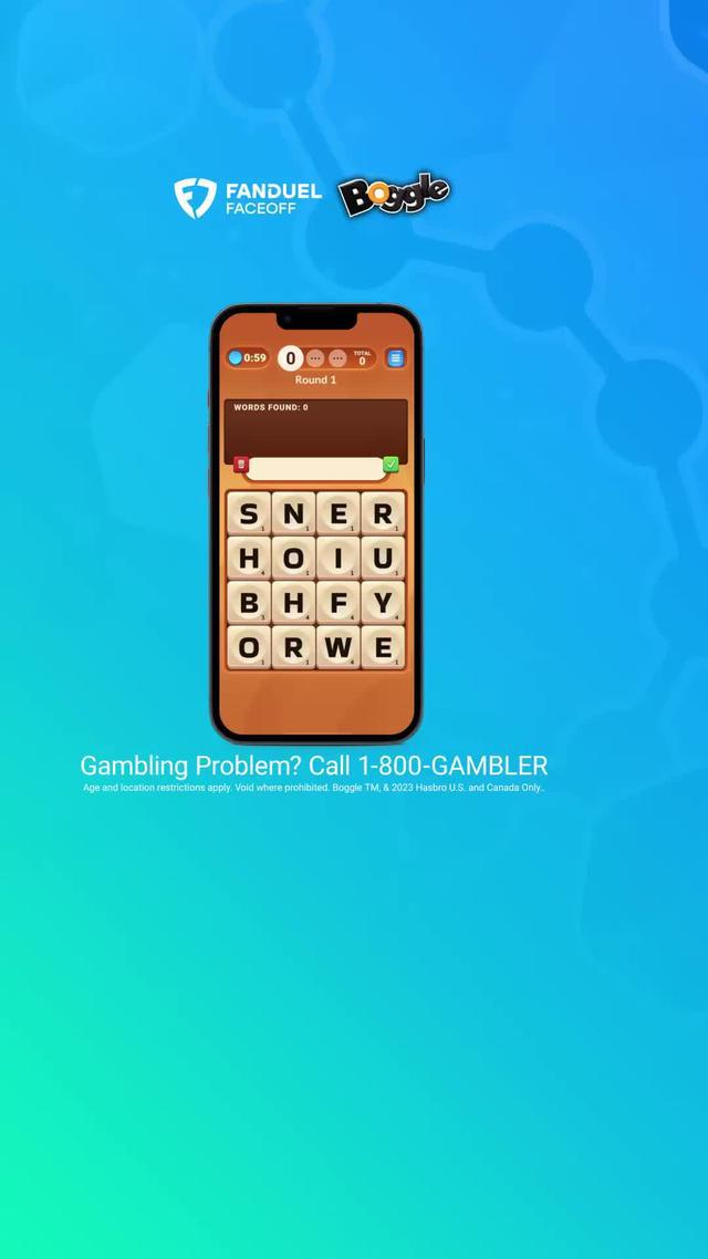Search for as many words as you can before time is up to beat your opponent and win cash!