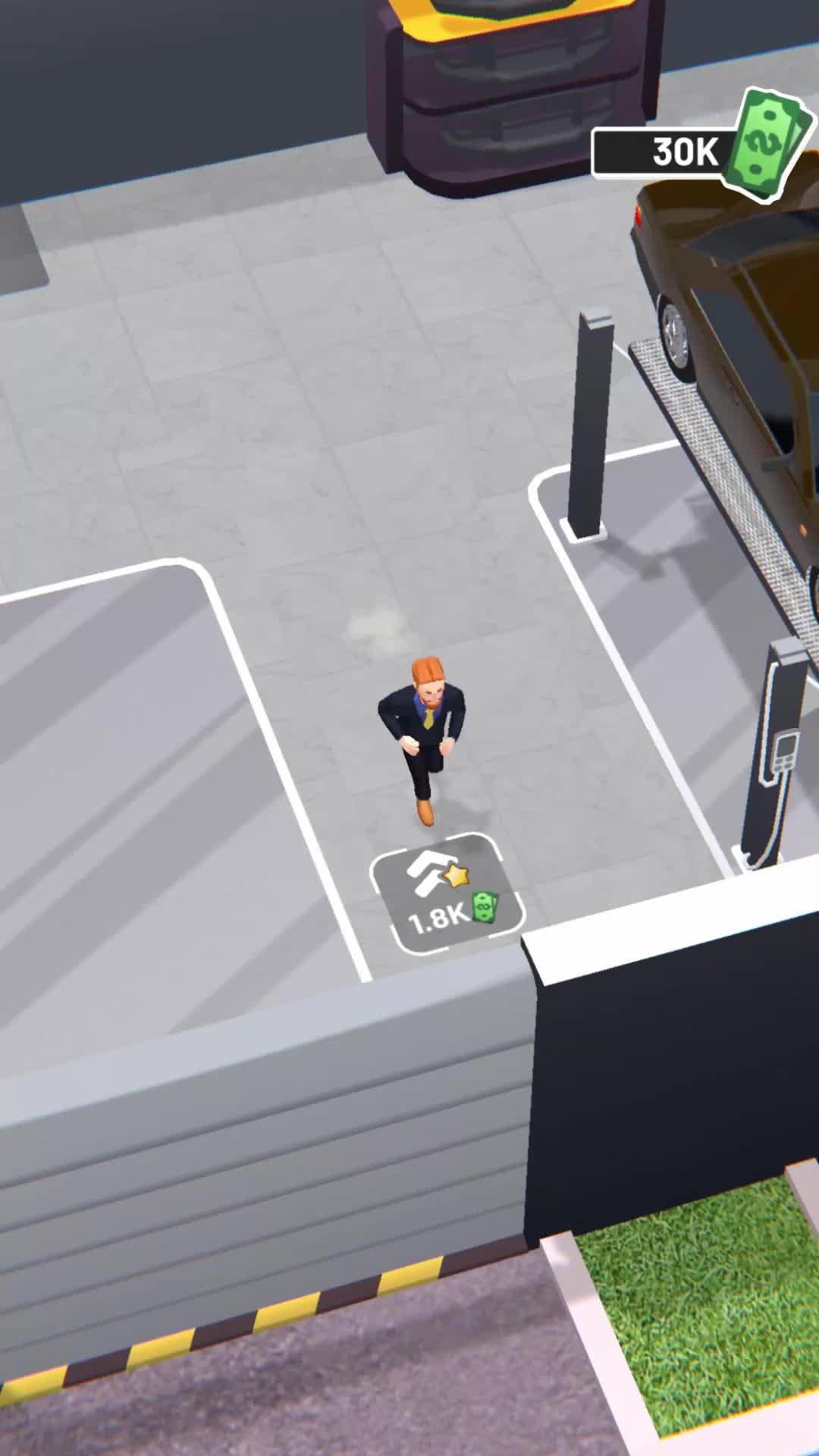 Really fun car dealer idle