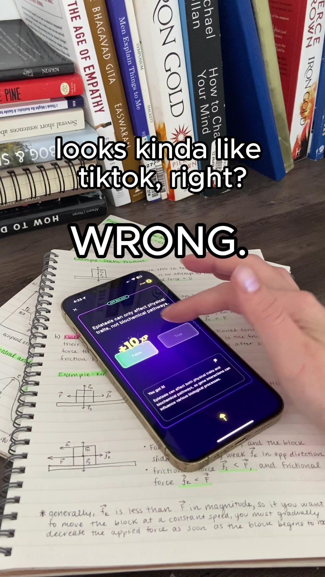 turning my scrolling addiction into slightly less terrible grades ✌️😗 #studytips #studywithme #hyperfixated #studyhacks #school #studyapp @Knowunity