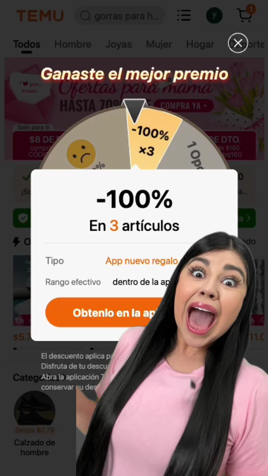 ¡REGALO GRATIS PARA TI🎁😍 Temu está regalando obsequios GRATIS! El tiempo corre⏰ ¡Descarga Temu y obtén ya tu regalo gratis!Solo para los nuevos usuarios de la app con compras válidas.#temu #compraentemu #temuhaul #regalogratis #sorteo