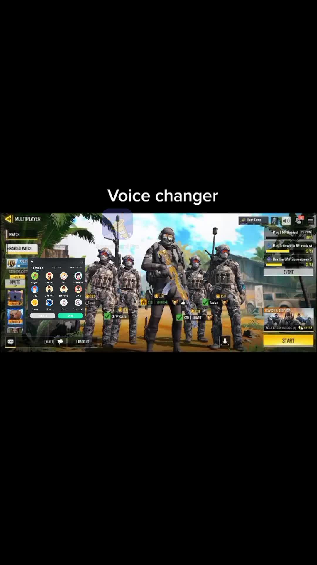 Haven't tried the voice changer while playing? Download to experience the fun of voice change