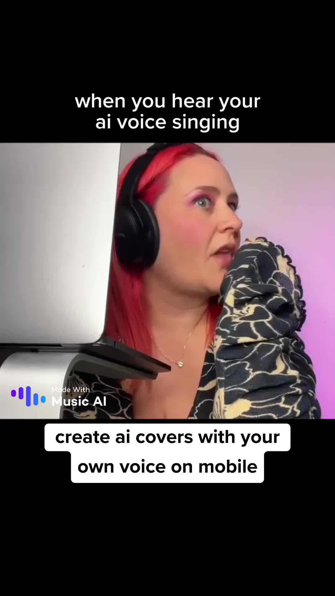 Create AI covers with your own voice on mobile