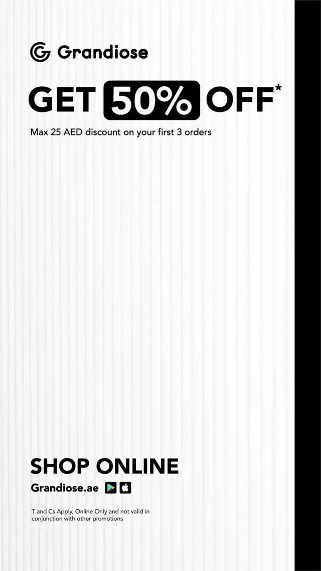 Unlock 50% OFF your next three orders when shopping through our app!