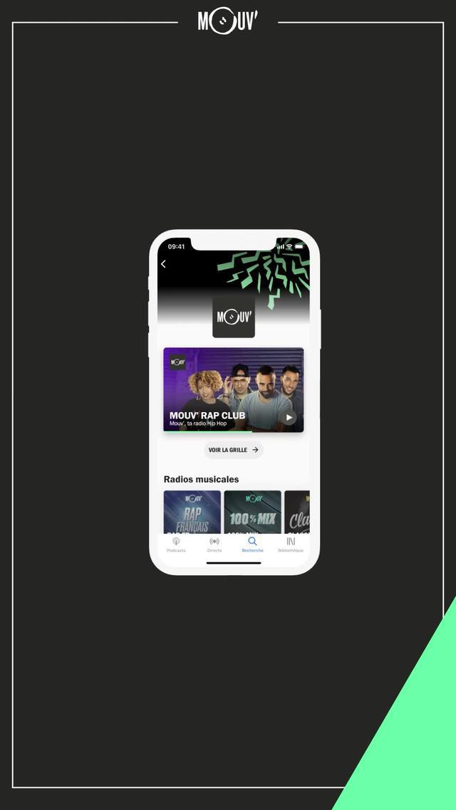 Tout le rap dans l'app Radio France avec Mouv'