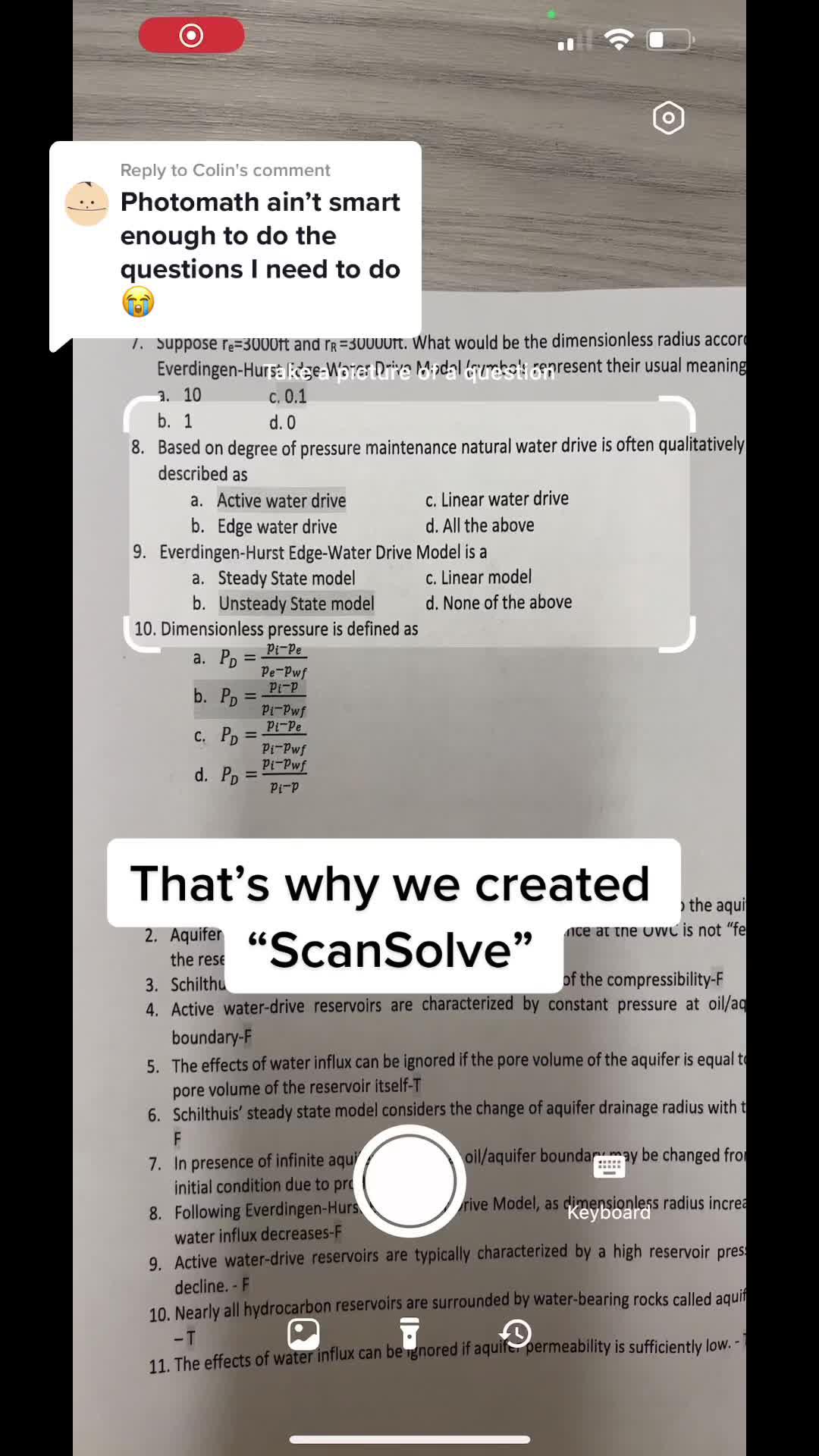 Replying to @Colin Available on the app store and play store! #scansolve #studyhacks #photomath #chatgpt #chegg 