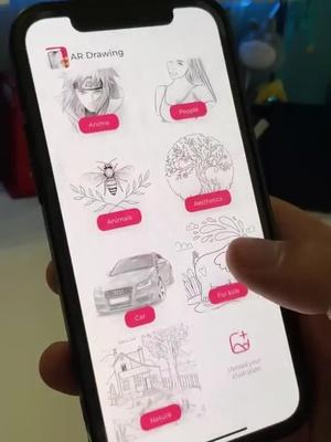 Draw easier with this AR Draw app!