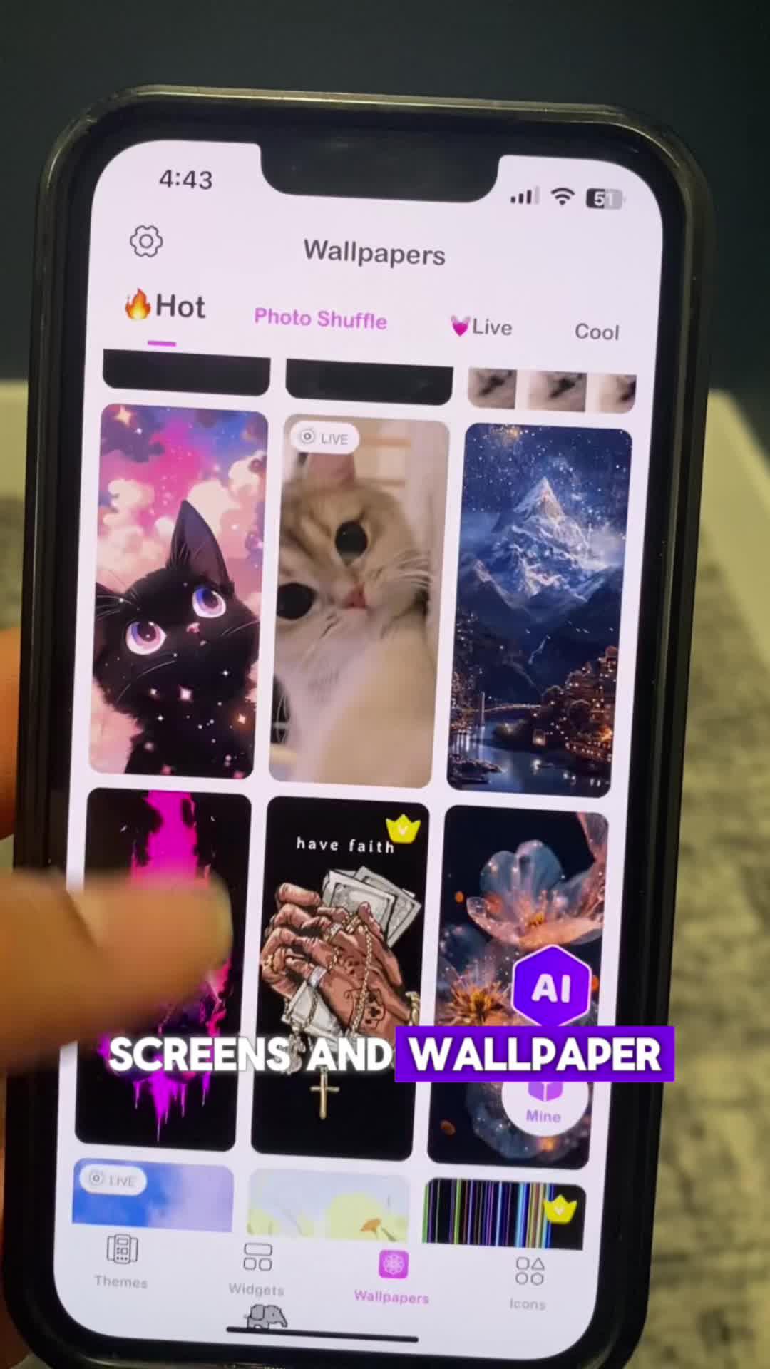 Satisfy your custom home screen now!