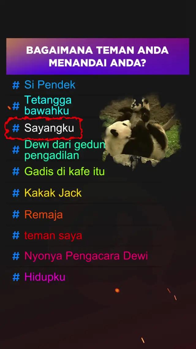 Bagaimana Teman Menandaimu?