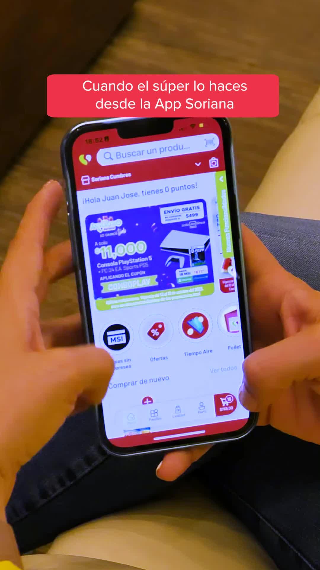 ¿Alacena vacía? Pide desde la app Soriana.
