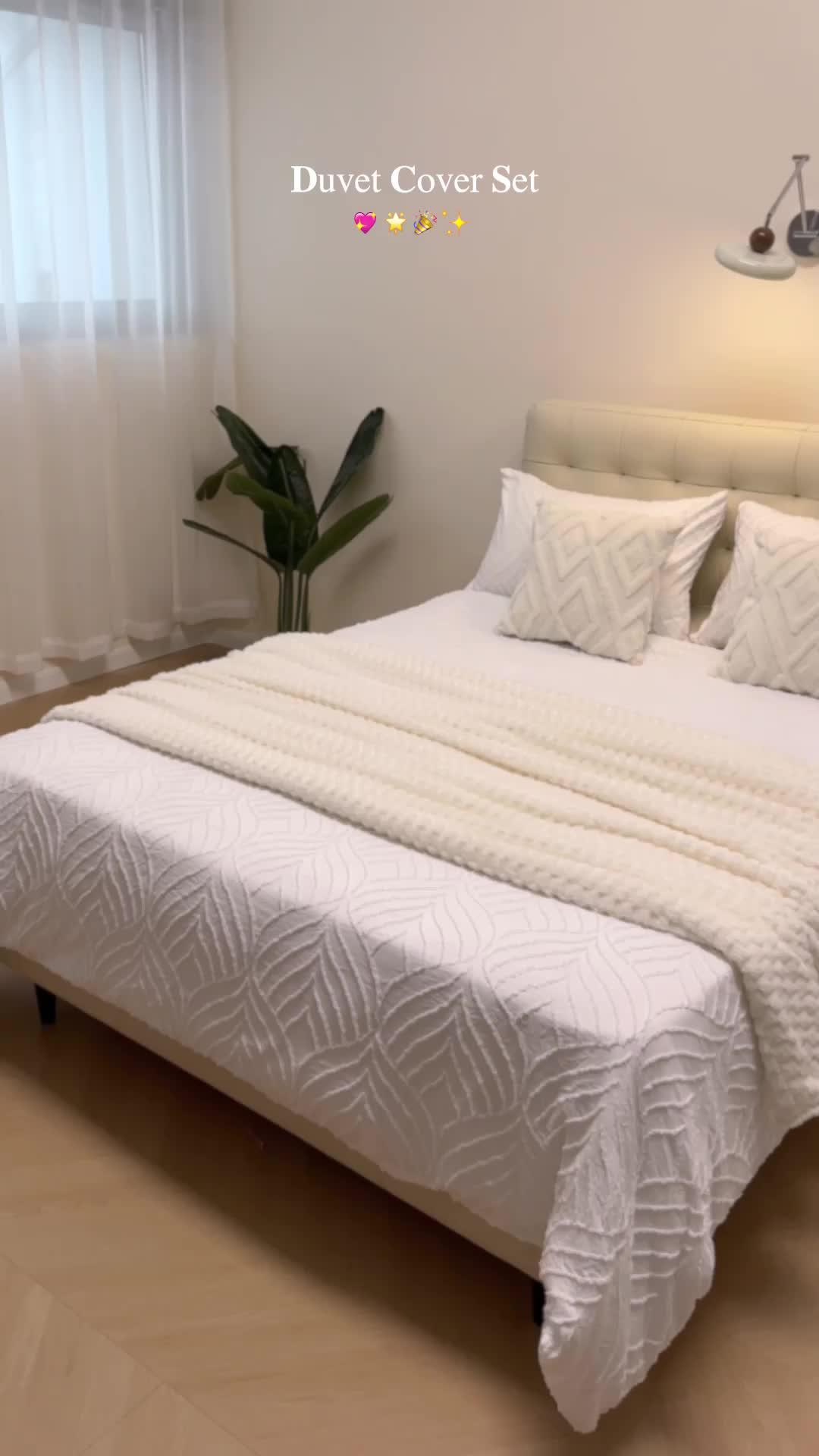 Transform your living space into a haven of comfort and style! 🏠✨ Get wrapped up in luxury with these ultra-soft duvet covers! 😍✨ Dive into unparalleled comfort and give your sleep space a hint of sophistication. 💖 💕Free shipping & Free returns now✨ #interiordesign #homefinds #cocyhome #homesale #instagood #foryou #foryourpage #fyp #trending #homealone #makeeverythingbeautiful #surroundyourselfwiththethingsyoulove #cosy #cosyhome #cosyvibes #comfycozy #luxurybedding #luxurybed #beddingset #newbedding #premiumbedding #temusale #temuhaul #temu #temufinds #temudecor #CozyDreams #BedroomLuxury #extraordinaryinteriors