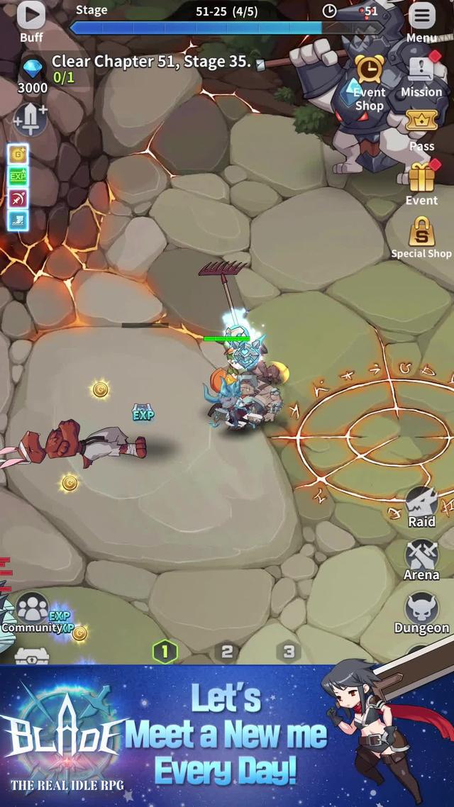 Auto-Level Up and Auto-Farm in Dungeons for An Endless Flow of Item Rewards.