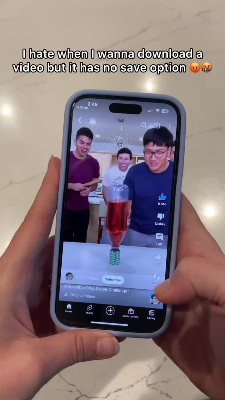 Save any video to your phone