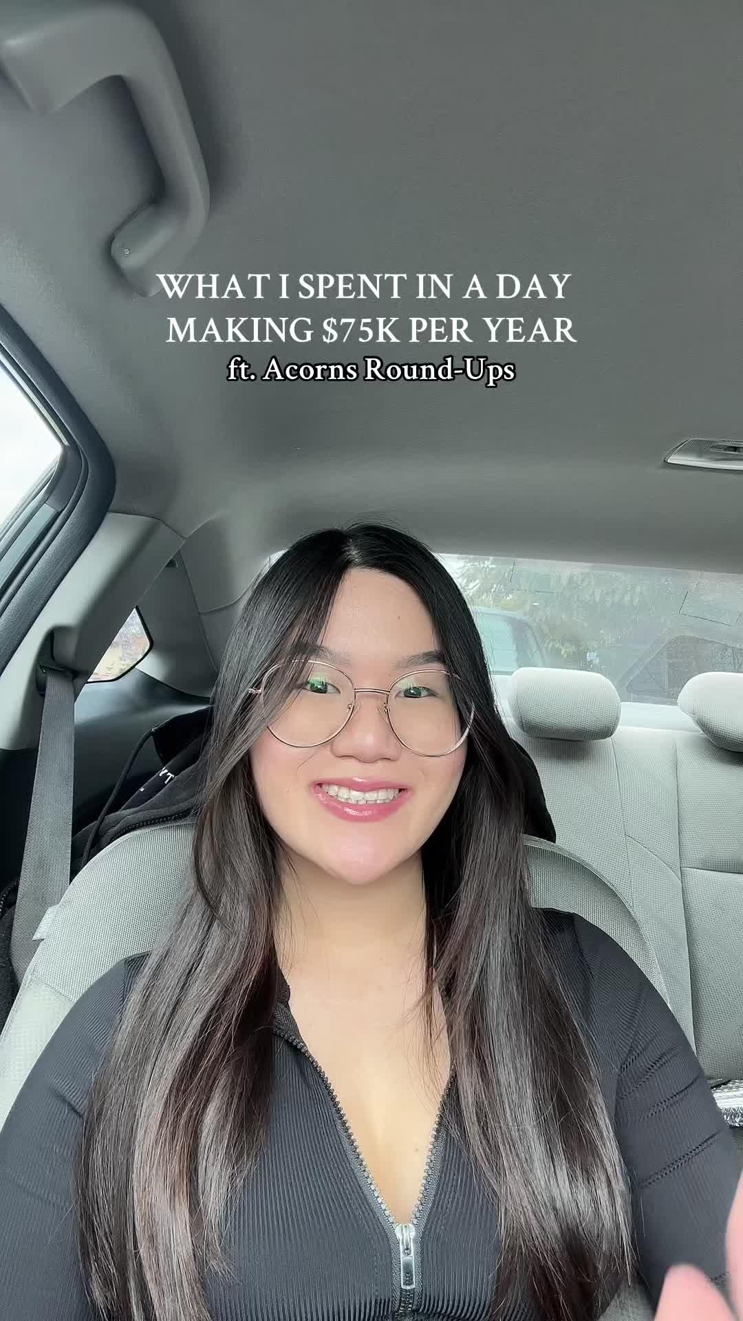 What I spent in a day as a 23 year old making $75K annually using @Acorns Round-Up Feature #fyp #investing #roundup #invest #acornspartner #acorns