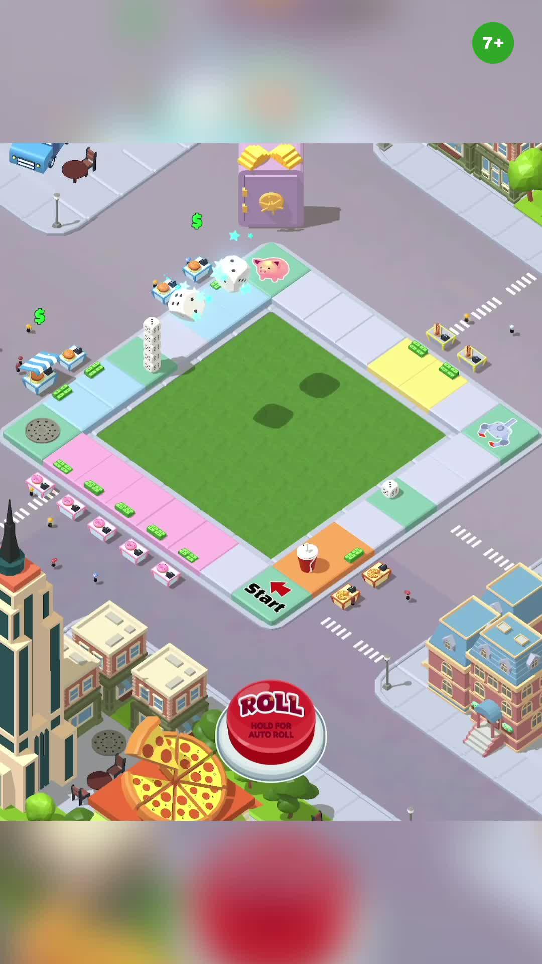 Throw your dice and claim your rewards!