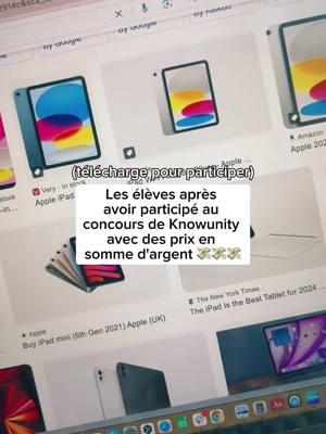 Les élèves après avoir participé au concours de Knowunity avec des prix en somme d'argent #fichesderevision #fichesderevisions #knowunity #studytoker #studytok #aideauxdevoirs #meilleuresnotes #ecole #college #lycee 
