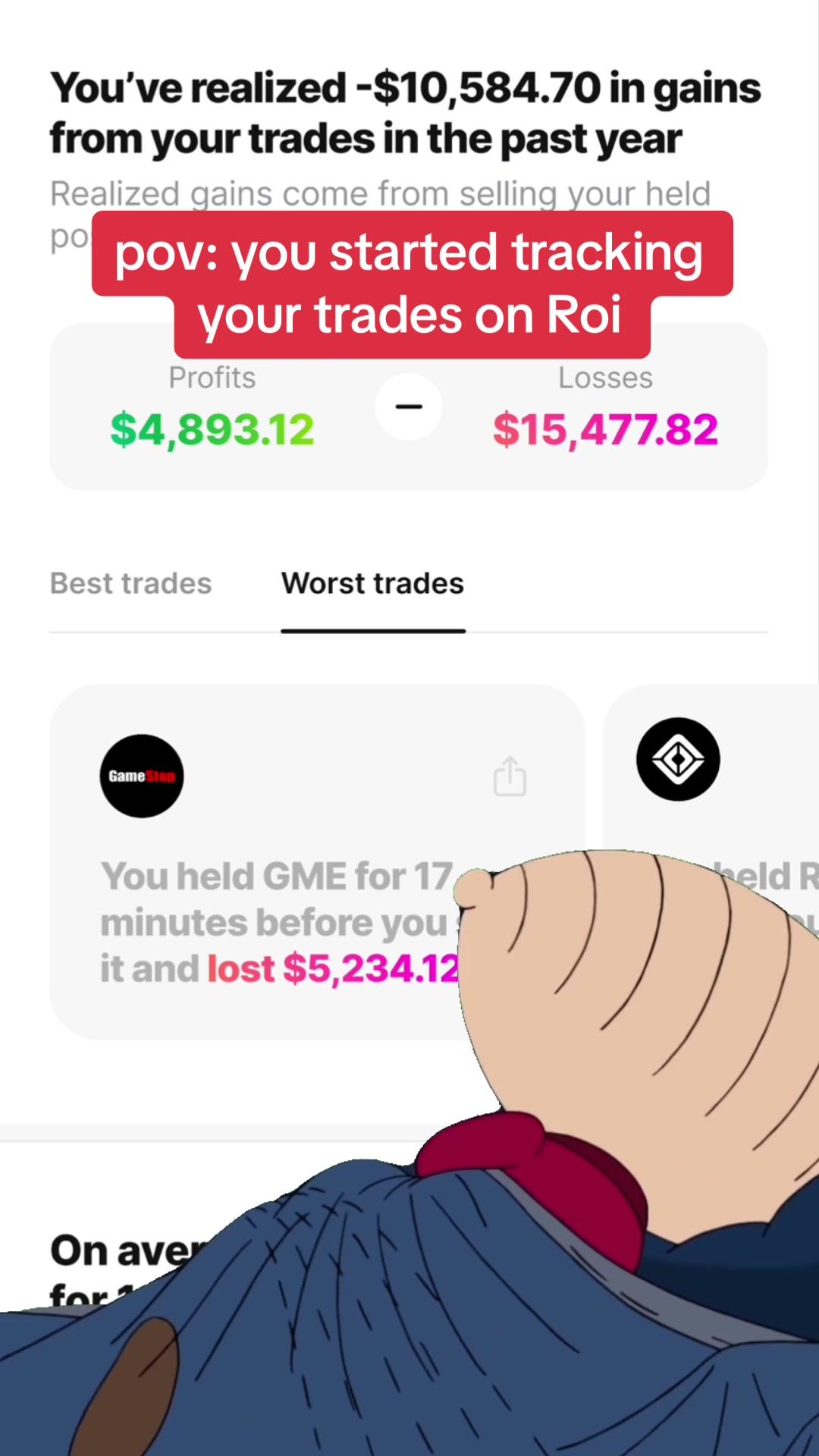 This is how I found out I’m not as good of a stock trader as I thought I was 😅 #stocks #trading #stockmarket #investing #finance #personalfinance #networth