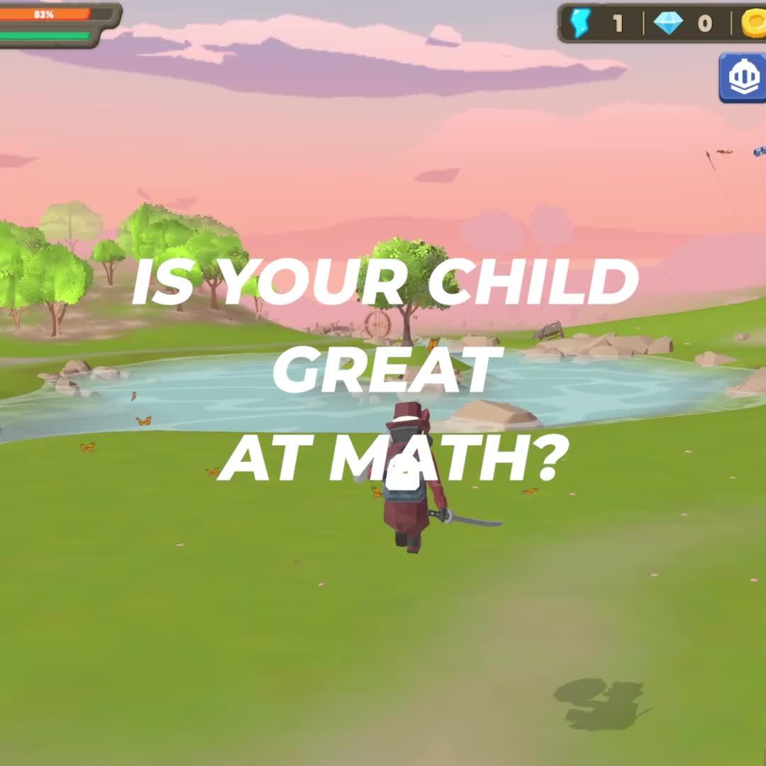 Explore a magical world, defeat enemies, and earn prizes, all while practicing math! #math #education #ai #aieducation #summer