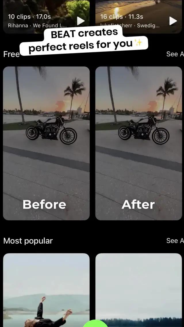 Create Videos in One Click with BEAT!