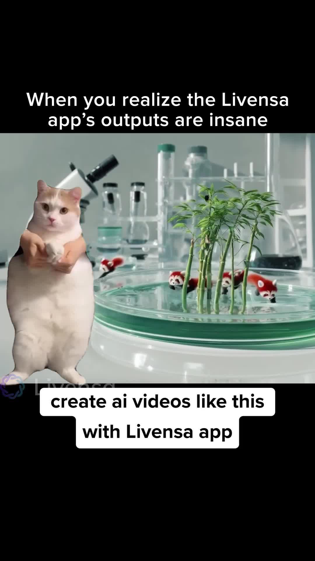 Create Al videos with your own words on mobile