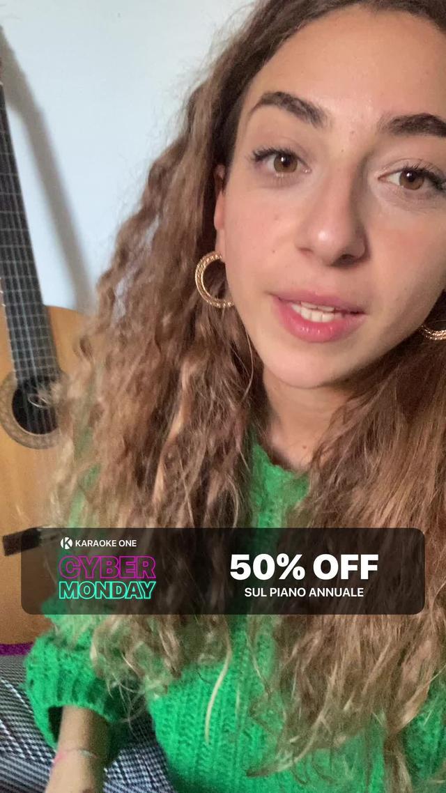 Canta col CYBER MONDAY