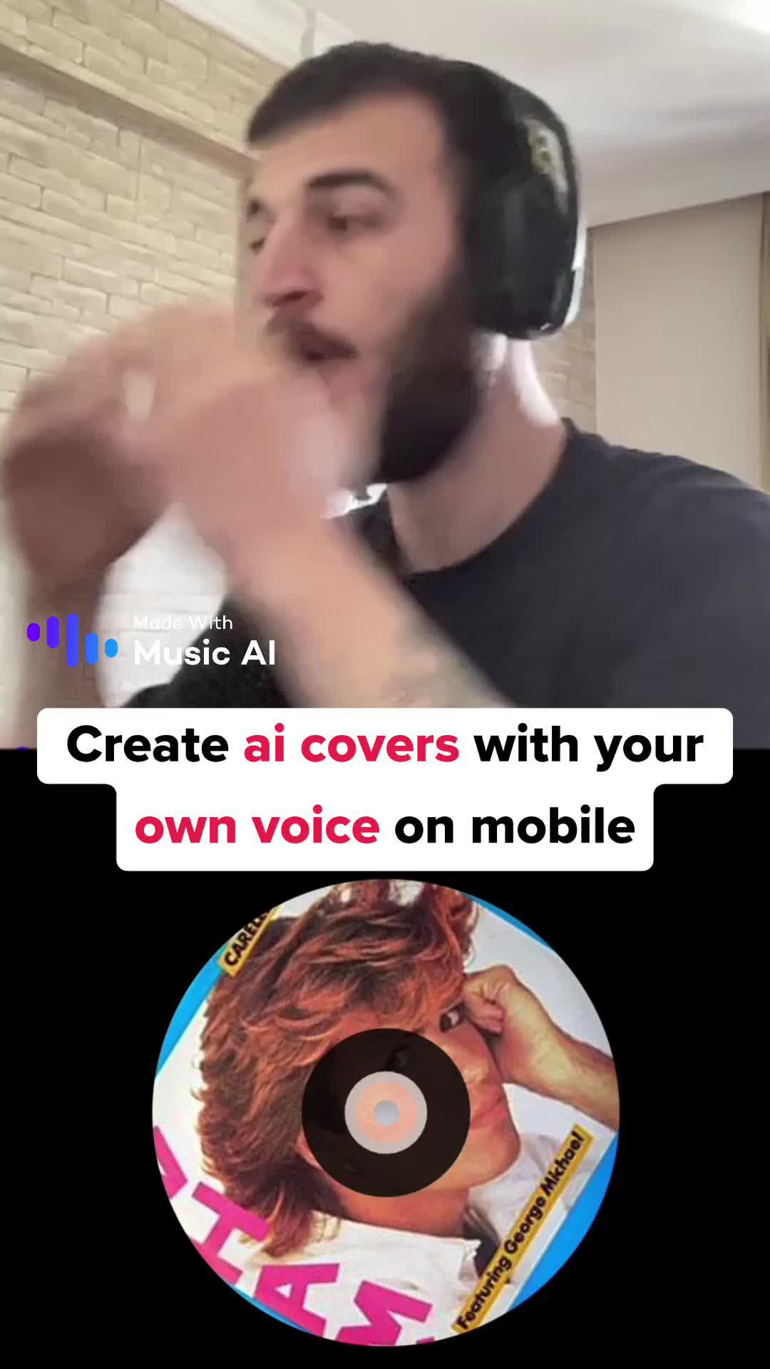 Create AI covers with your own voice on mobile