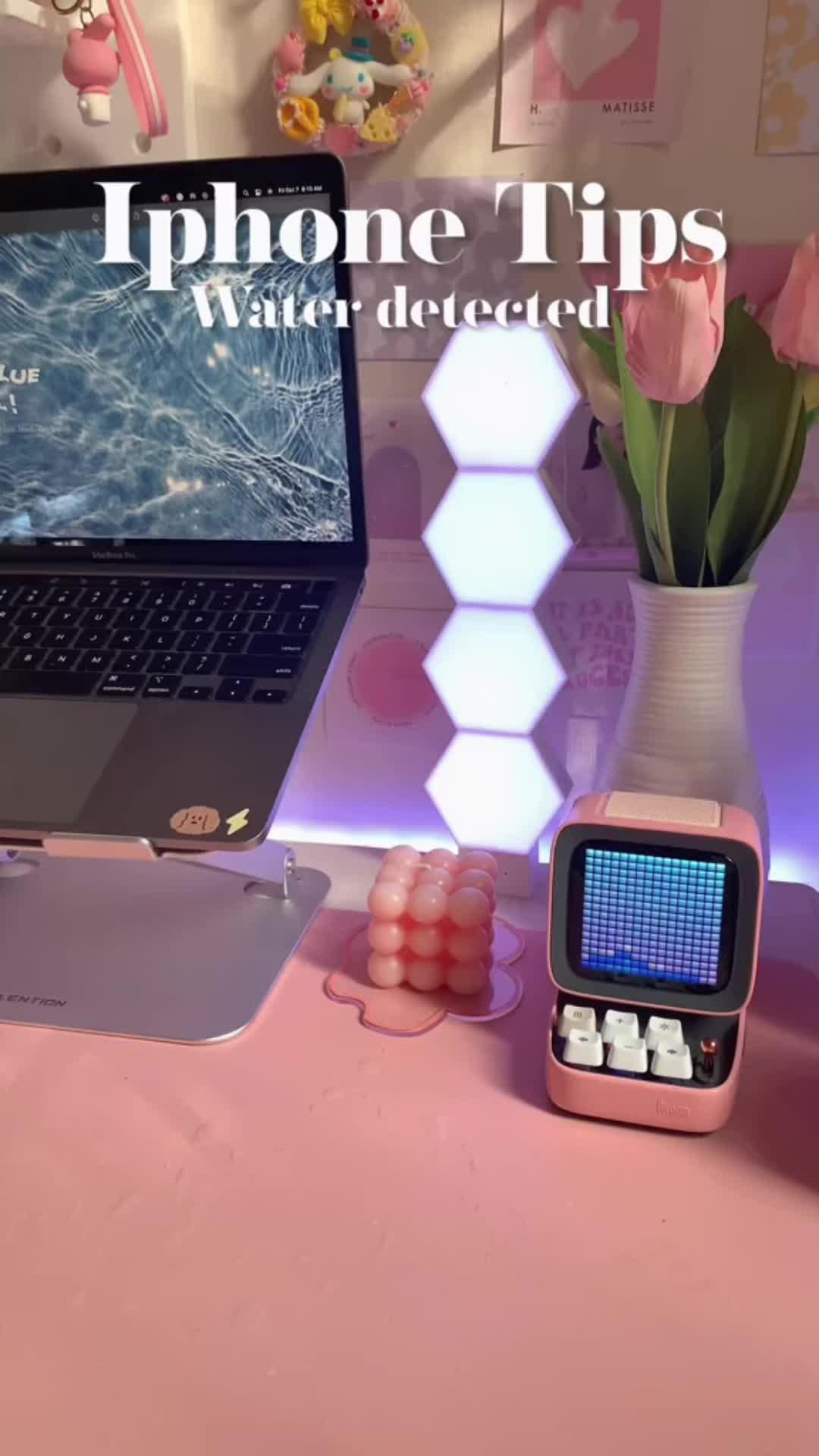 great way to get water out of speakers