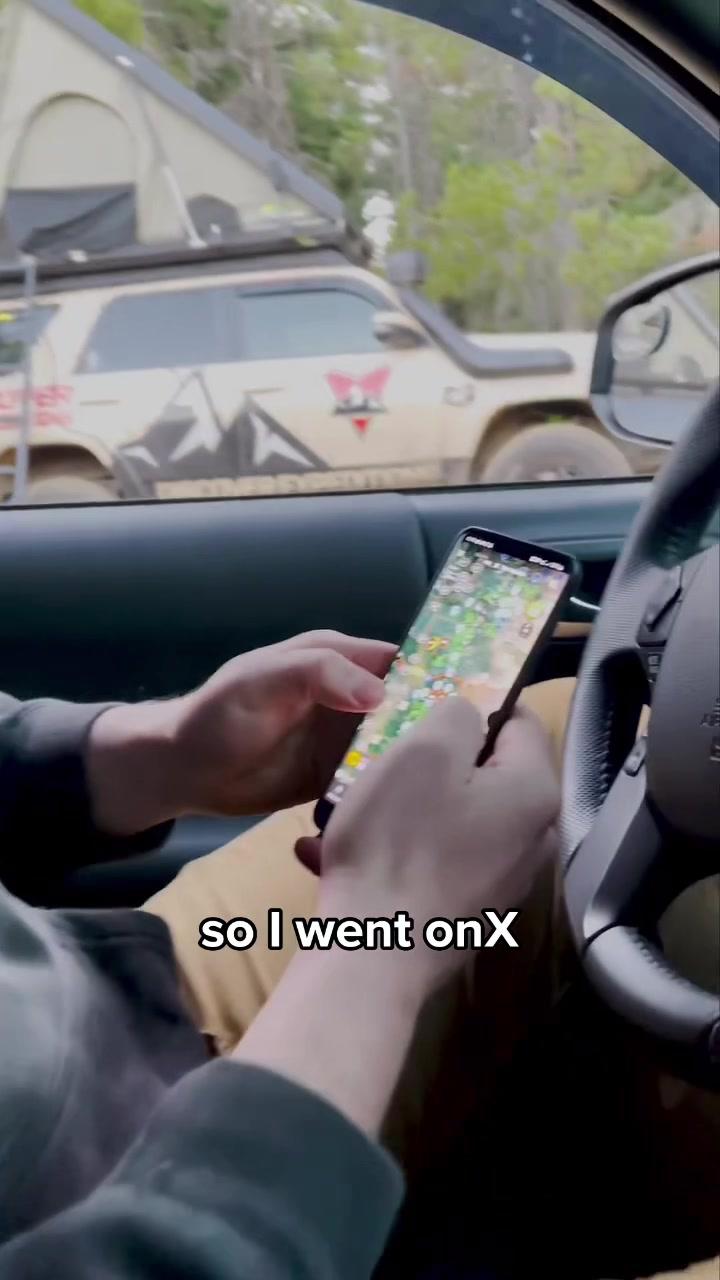 How to use onX Offroad to find a campsite.  @Discover X looks like a great campsite 🏔 #onx #onxoffroad #offroading #camping #onxmaps #adventure #mapapp #navigation #mountains