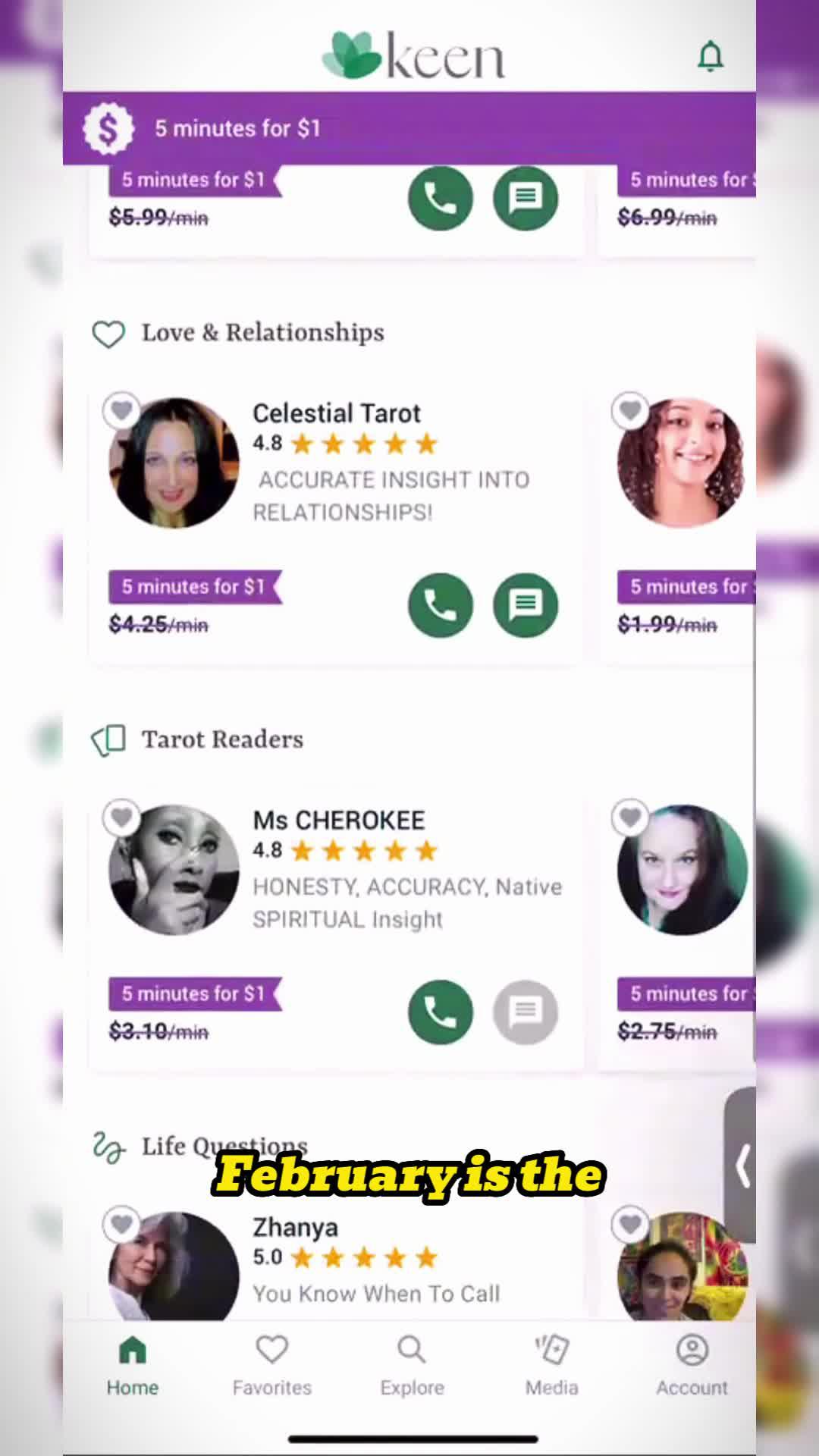 Get 5 minutes for just $1