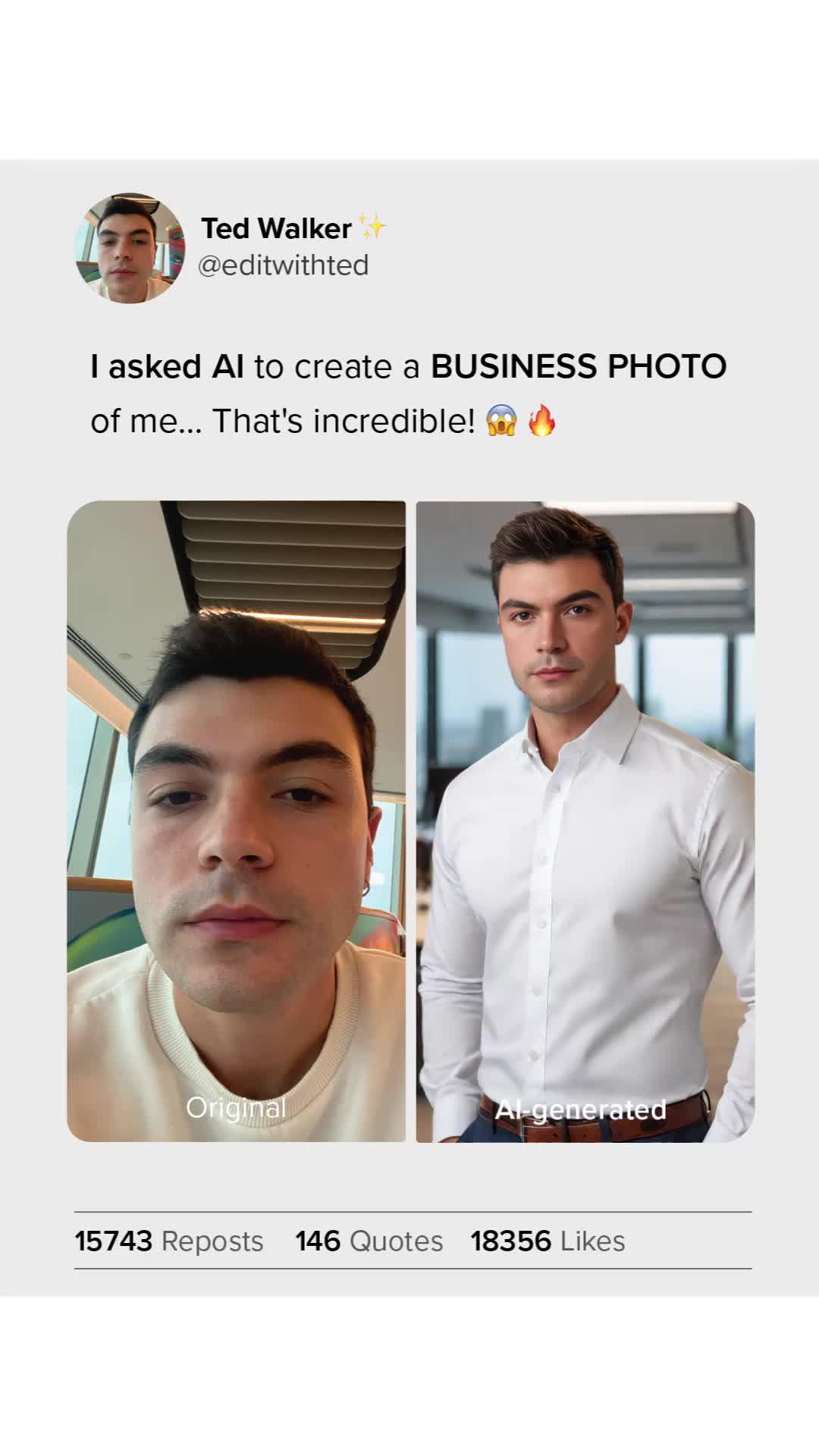 Create your AI Business Photo