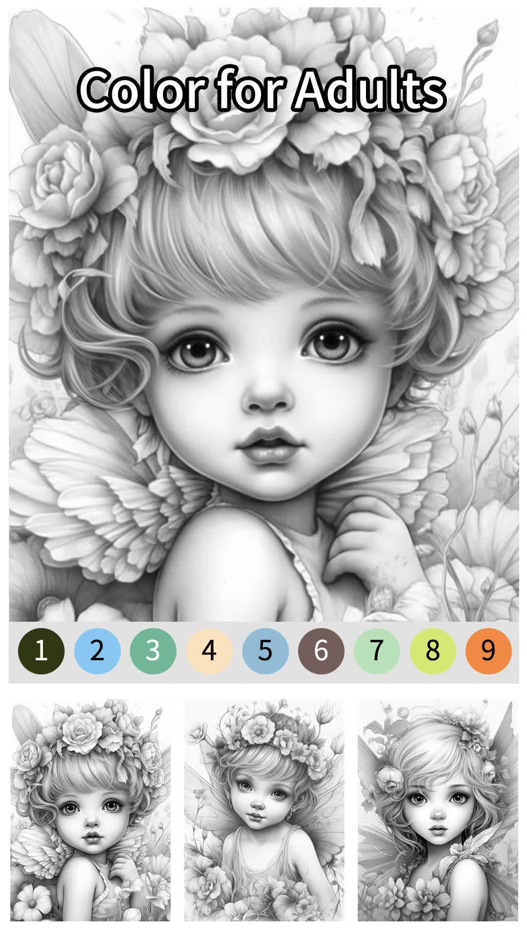 Blow your stress away coloring by number!